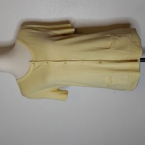 Talbots Silk Sweater Cardigan Button Down Lightweight Comfy Soft Vintage Summer